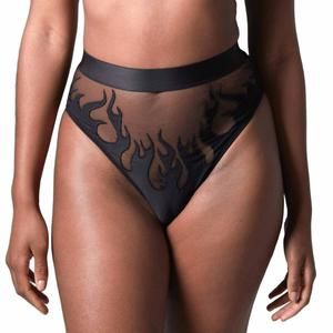 Thistle and Spire Black Flame Panties